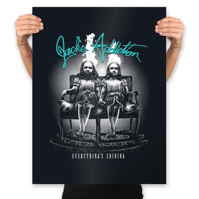 Jack's Addiction - Prints Posters RIPT Apparel 18x24 / Black