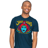 Jambi Speaks - Mens T-Shirts RIPT Apparel Small / Indigo