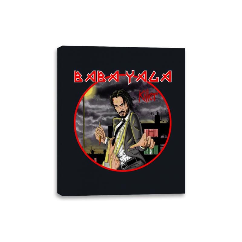 Jareth in the Moon - Canvas Wraps Canvas Wraps RIPT Apparel 8x10 / Black