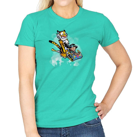 Jasmine and Rajah Exclusive - Womens T-Shirts RIPT Apparel Small / Mint Green