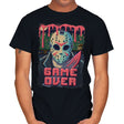 Jason Game Over Pixels - Mens T-Shirts RIPT Apparel Small / Black