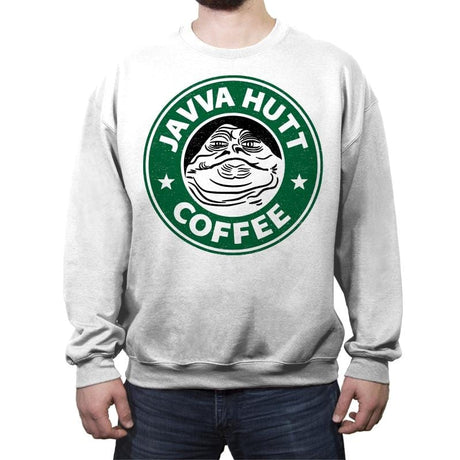 Javva Hutt - Crew Neck Sweatshirt Crew Neck Sweatshirt RIPT Apparel Small / White