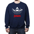 Jaws Brand - Crew Neck Sweatshirt Crew Neck Sweatshirt RIPT Apparel Small / Navy