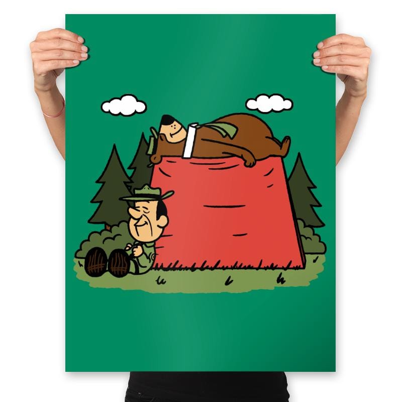 Jellystonuts! - Prints Posters RIPT Apparel 18x24 / Kelly