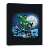 Jennifer and Bruce - Canvas Wraps Canvas Wraps RIPT Apparel 16x20 / Black