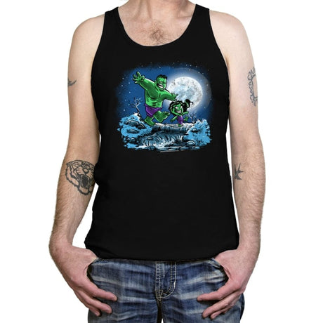 Jennifer and Bruce - Tanktop Tanktop RIPT Apparel X-Small / Black