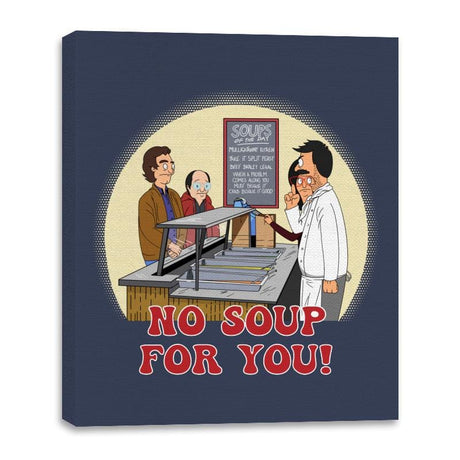 Jerry’s Soup - Canvas Wraps Canvas Wraps RIPT Apparel 16x20 / Navy