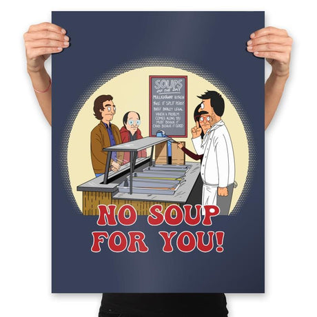 Jerry’s Soup - Prints Posters RIPT Apparel 18x24 / Navy