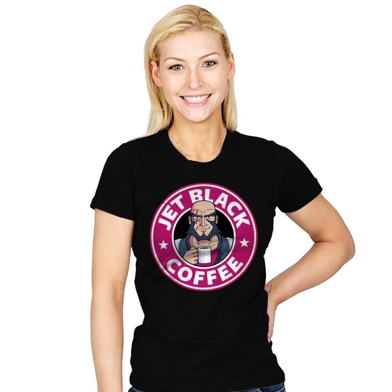 Jet Black Coffee - Womens T-Shirts RIPT Apparel