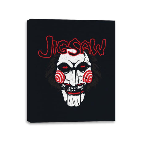 Jigsaw! - Canvas Wraps Canvas Wraps RIPT Apparel 11x14 / Black