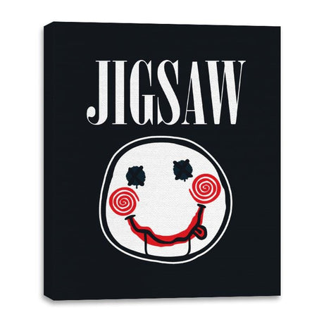 Jigsaw - Canvas Wraps Canvas Wraps RIPT Apparel 16x20 / Black