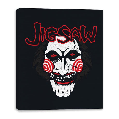 Jigsaw! - Canvas Wraps Canvas Wraps RIPT Apparel 16x20 / Black