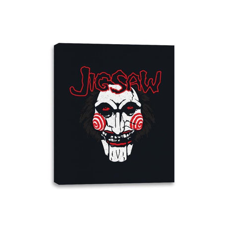 Jigsaw! - Canvas Wraps Canvas Wraps RIPT Apparel 8x10 / Black