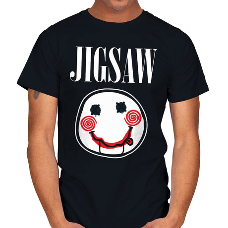 Jigsaw - Mens T-Shirts RIPT Apparel Small / Black