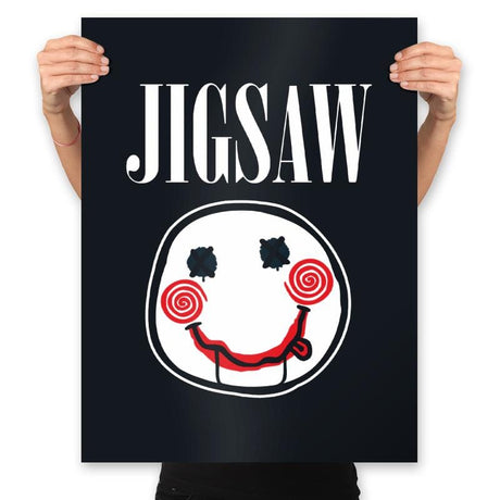 Jigsaw - Prints Posters RIPT Apparel 18x24 / Black