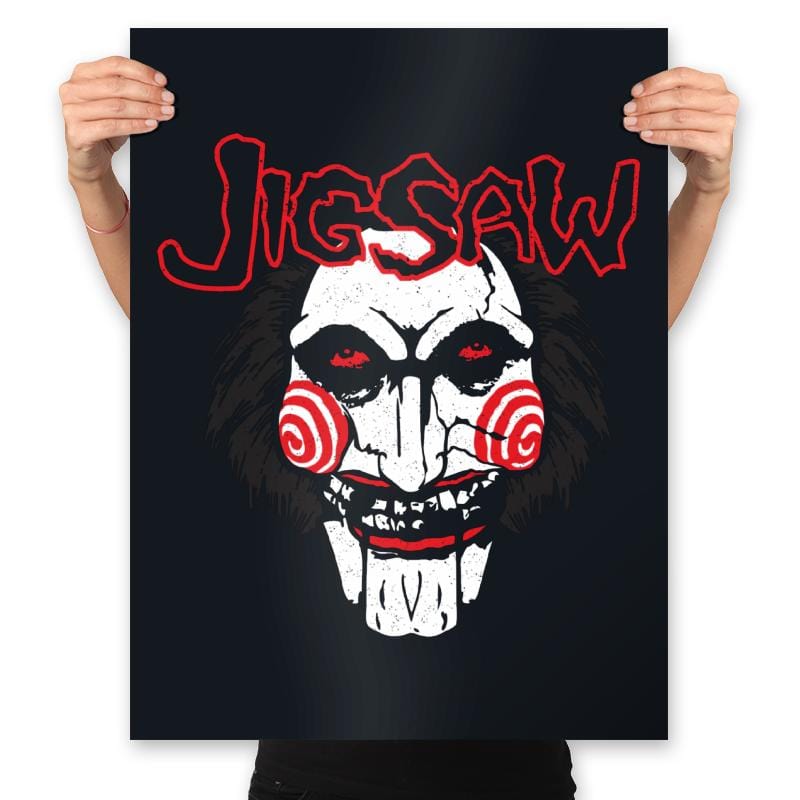 Jigsaw! - Prints Posters RIPT Apparel 18x24 / Black