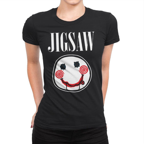 Jigsaw - Womens Premium T-Shirts RIPT Apparel Small / Black