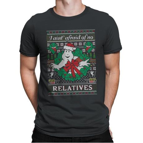 Jingle Busters - Ugly Holiday - Mens Premium T-Shirts RIPT Apparel Small / Heavy Metal