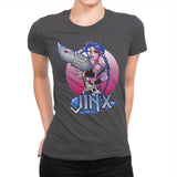 Jinx Cute - Womens Premium T-Shirts RIPT Apparel Small / Heavy Metal