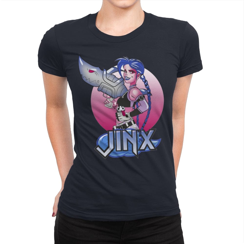 Jinx Cute - Womens Premium T-Shirts RIPT Apparel Small / Midnight Navy