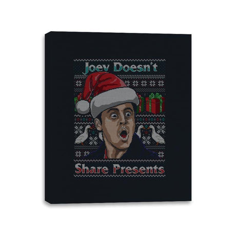 Joey Doesn't Share - Canvas Wraps Canvas Wraps RIPT Apparel 11x14 / Black