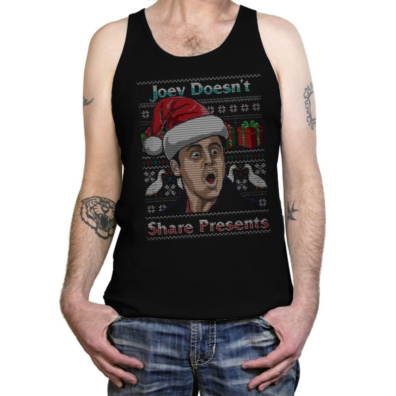 Joey Doesn't Share - Tanktop Tanktop RIPT Apparel X-Small / Black