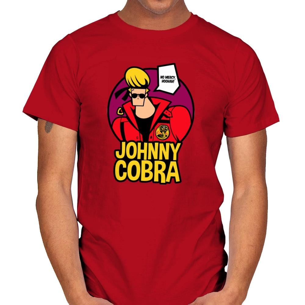 Johnny Cobra - Mens T-Shirts RIPT Apparel Small / Red