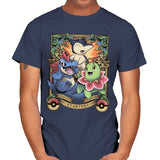 Johto Starters - Mens T-Shirts RIPT Apparel Small / Navy