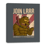 Join Lrrr - Canvas Wraps Canvas Wraps RIPT Apparel 16x20 / Charcoal