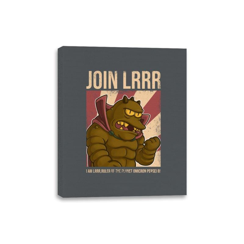 Join Lrrr - Canvas Wraps Canvas Wraps RIPT Apparel 8x10 / Charcoal