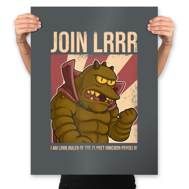 Join Lrrr - Prints Posters RIPT Apparel 18x24 / Charcoal