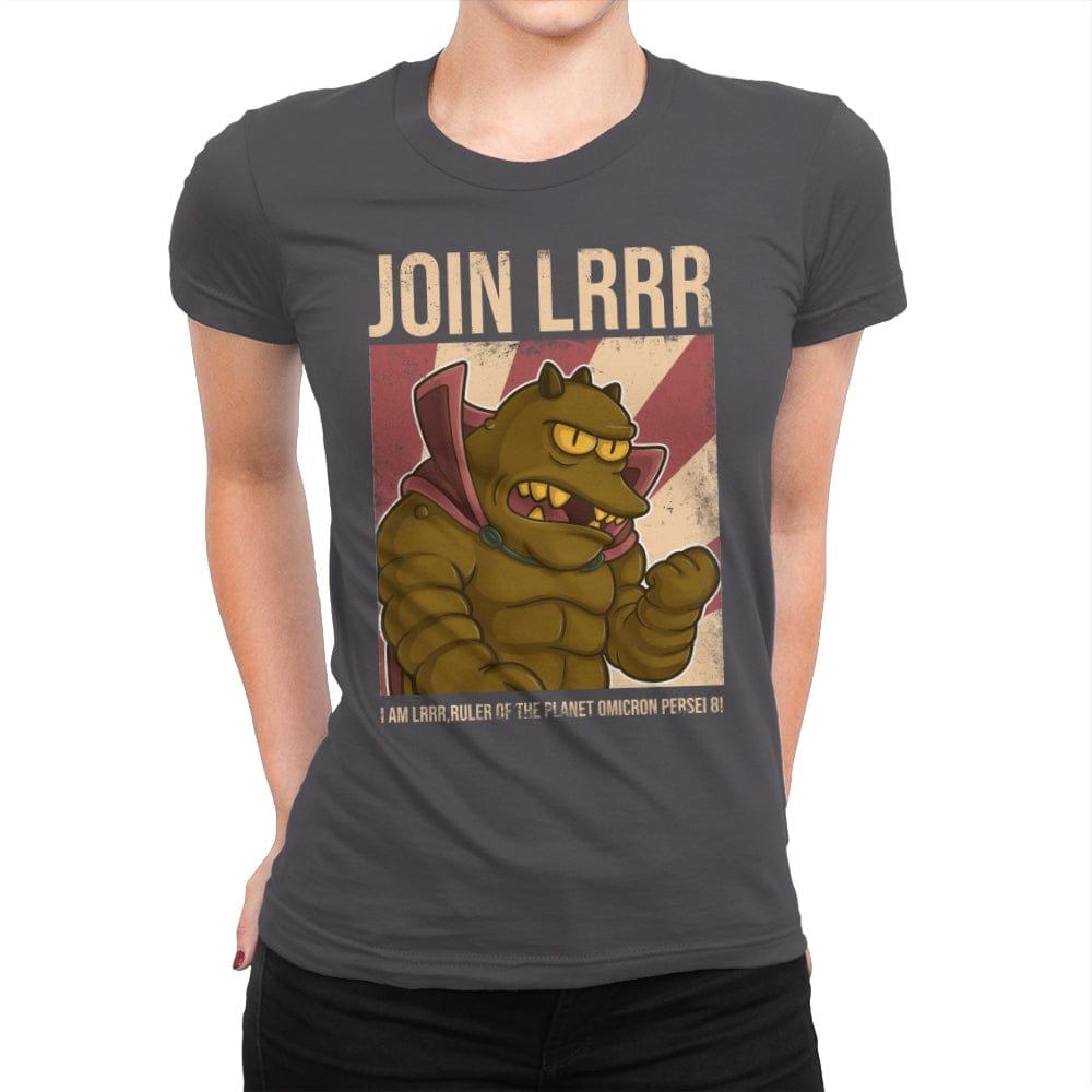 Join Lrrr - Womens Premium T-Shirts RIPT Apparel Small / Heavy Metal