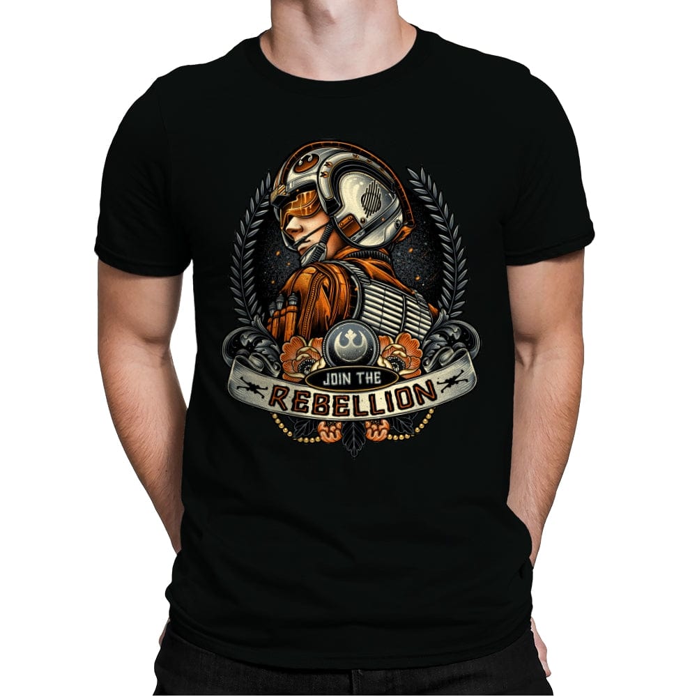 Join the Rebellion! - Mens Premium T-Shirts RIPT Apparel Small / Black