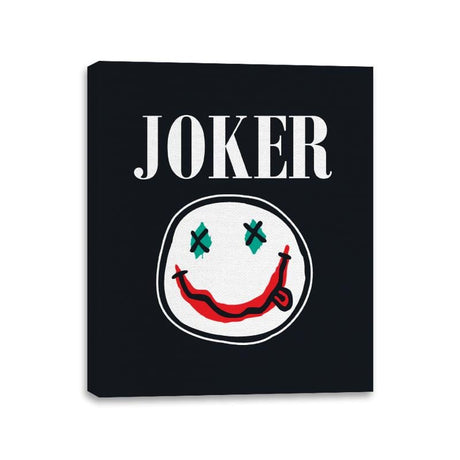 Joker - Canvas Wraps Canvas Wraps RIPT Apparel 11x14 / Black