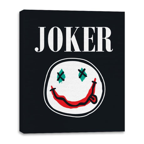 Joker - Canvas Wraps Canvas Wraps RIPT Apparel 16x20 / Black