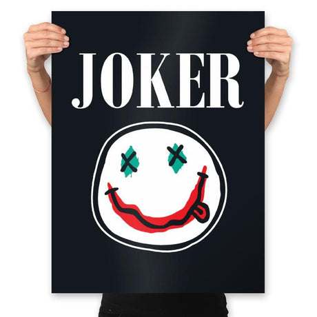 Joker - Prints Posters RIPT Apparel 18x24 / Black