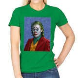 Joker Van Gogh - Womens T-Shirts RIPT Apparel Small / Irish Green