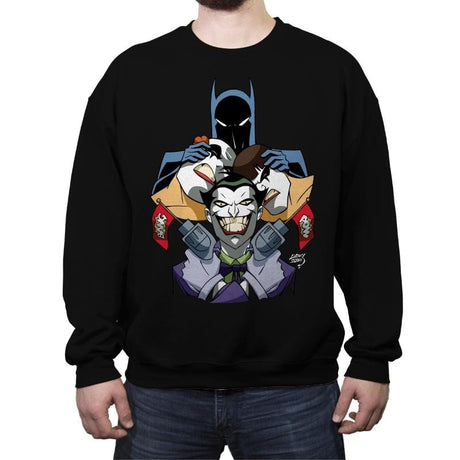 Joking Rhapsody - Crew Neck Sweatshirt Crew Neck Sweatshirt RIPT Apparel Small / Black