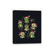 Jolly Frogs - Canvas Wraps Canvas Wraps RIPT Apparel 8x10 / Black