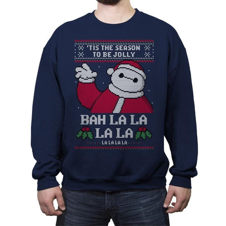 Jolly Season! - Crew Neck Sweatshirt Crew Neck Sweatshirt RIPT Apparel Small / Navy