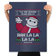 Jolly Season! - Prints Posters RIPT Apparel 18x24 / Navy