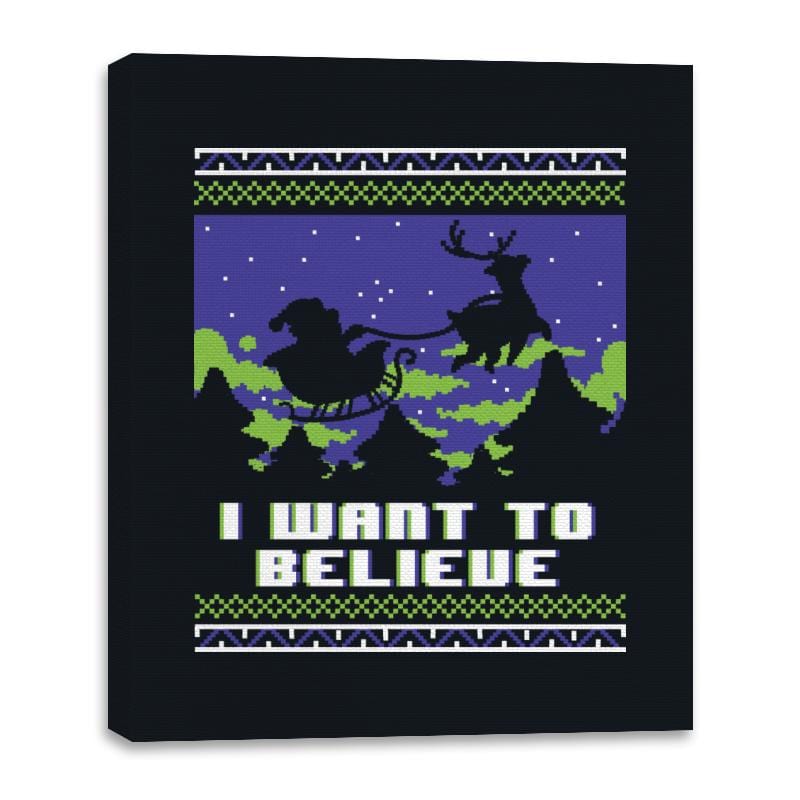 Jolly UFO - Canvas Wraps Canvas Wraps RIPT Apparel 16x20 / Black