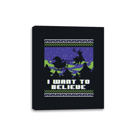 Jolly UFO - Canvas Wraps Canvas Wraps RIPT Apparel 8x10 / Black