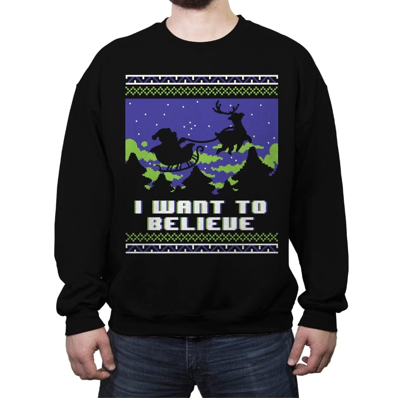 Jolly UFO - Crew Neck Sweatshirt Crew Neck Sweatshirt RIPT Apparel Small / Black