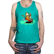 Jon and a Lasagna Lover - Tanktop Tanktop RIPT Apparel X-Small / Neon Blue