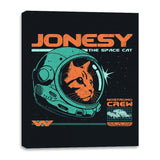 Jonesy The Space Cat  - Canvas Wraps Canvas Wraps RIPT Apparel 16x20 / Black