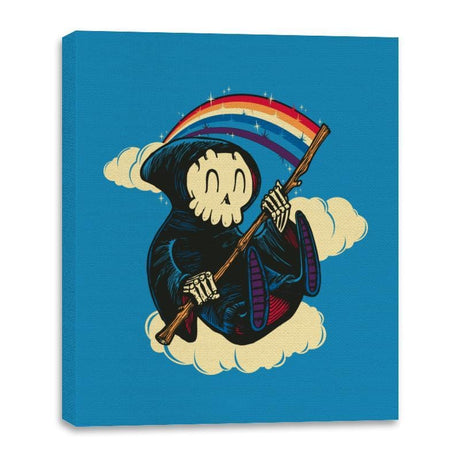 Joyful Death  - Canvas Wraps Canvas Wraps RIPT Apparel 16x20 / Sapphire