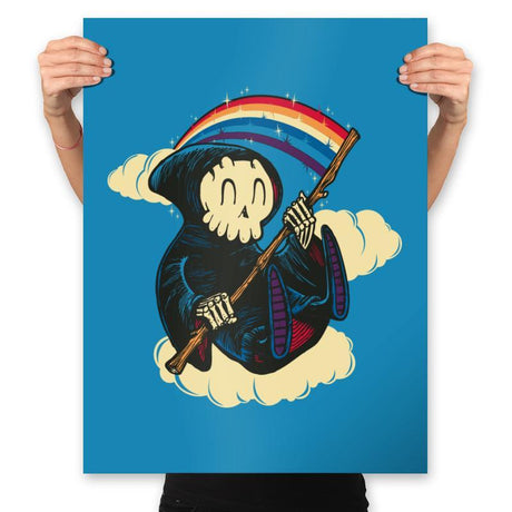 Joyful Death  - Prints Posters RIPT Apparel 18x24 / Sapphire