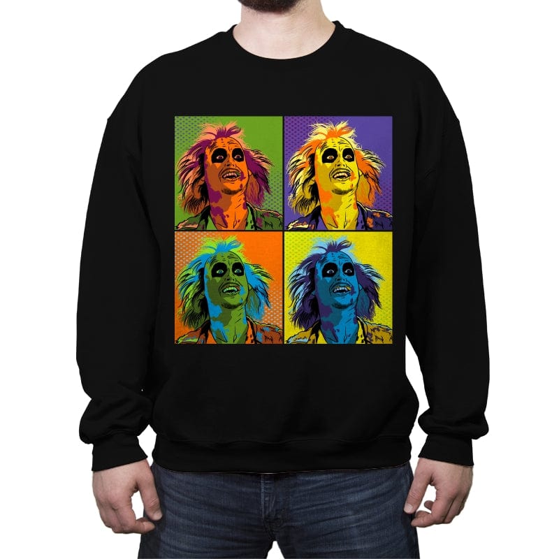 Juice Pop Remix - Crew Neck Sweatshirt Crew Neck Sweatshirt RIPT Apparel Small / Black