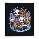 Jujutsu Cat-isen - Canvas Wraps Canvas Wraps RIPT Apparel 16x20 / Black